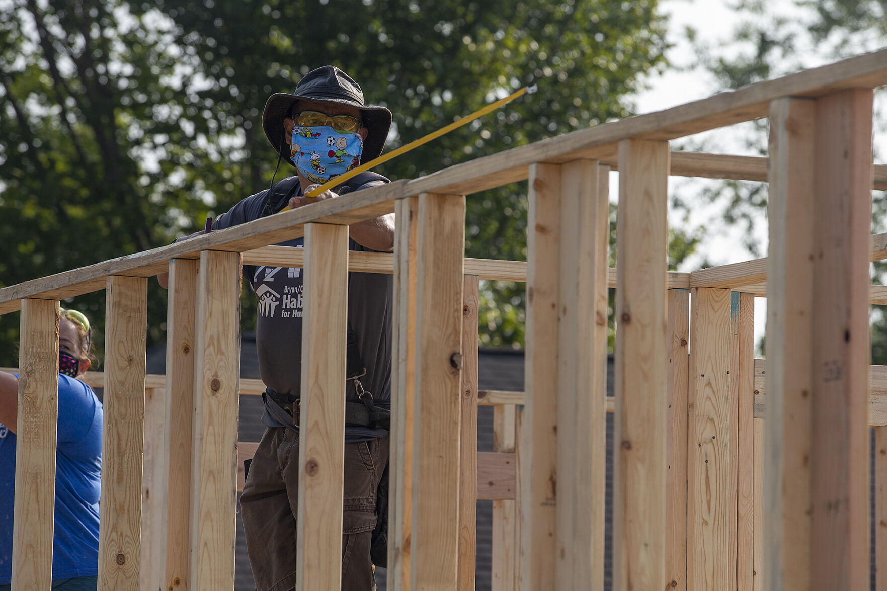 B/CS Habitat wall raising